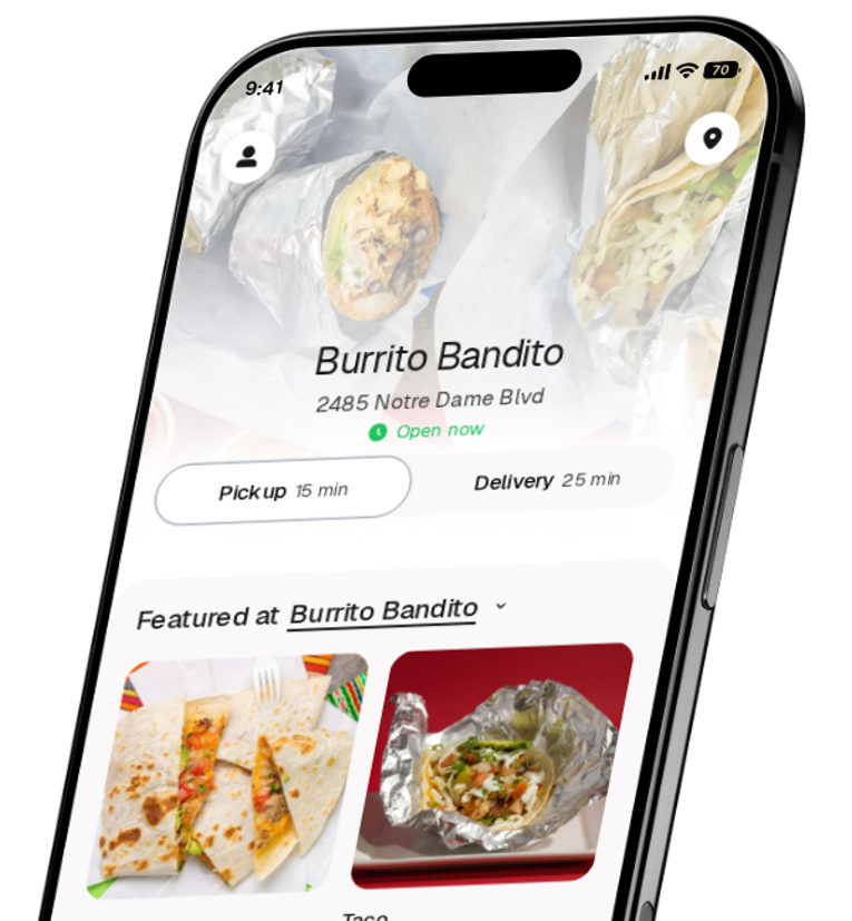 Burrito Bandito app preview