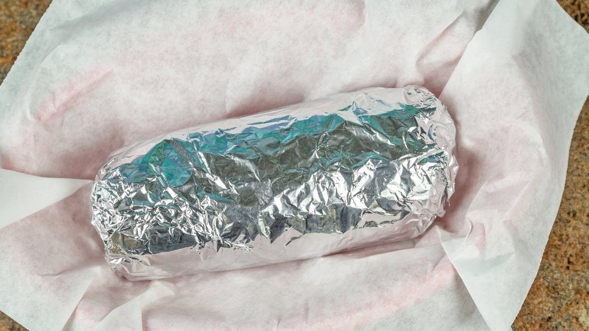 Vegetarian burrito.