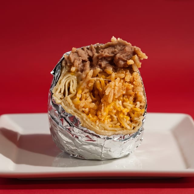 Bean & cheese burrito.