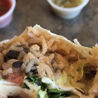 Vegetarian burrito