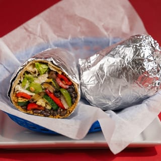 Vegetarian burrito
