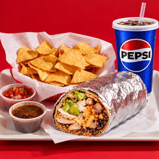 Vegetarian Burrito Meal Deal