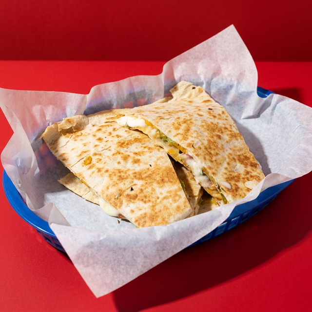 Veggie Quesadilla.